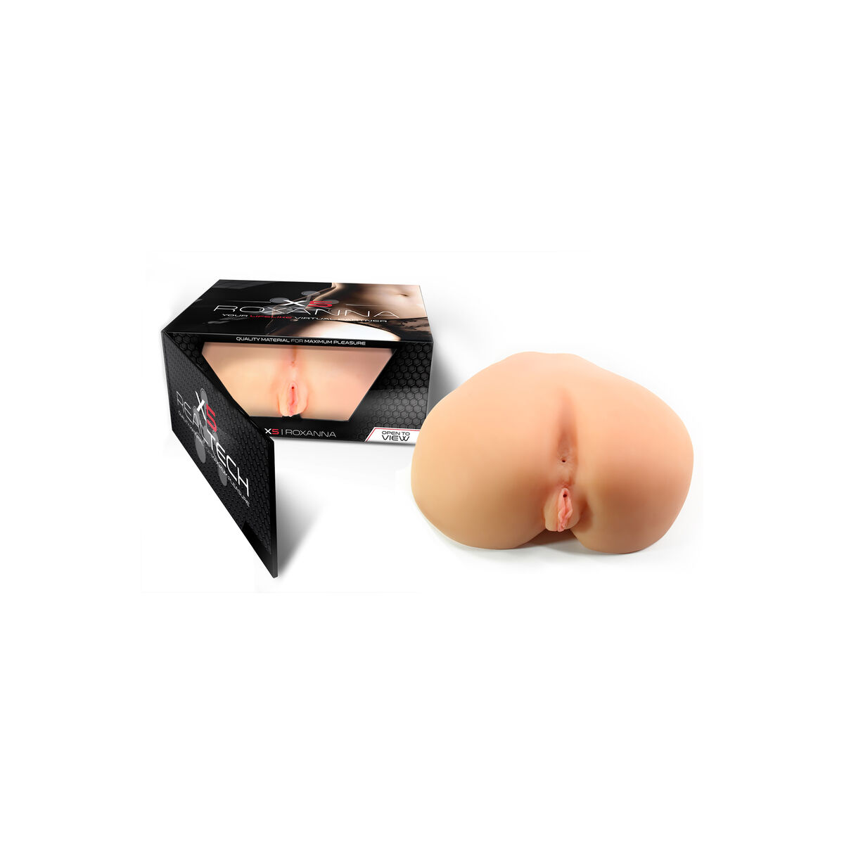 Masturbátor v baterce Endurance Jack Ass Blush X5 Maso